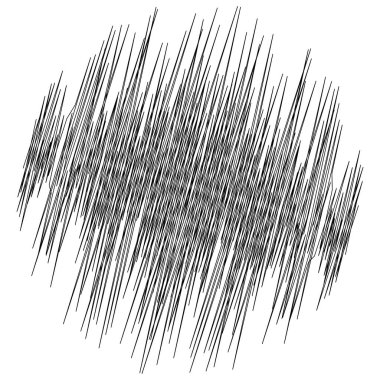 Geometrik çapraz, zigzag, kenar çizgileri elementi. Dalgalı, dalgalı çizgiler, çizgiler - stok vektör illüstrasyonu, klip sanatları grafikleri