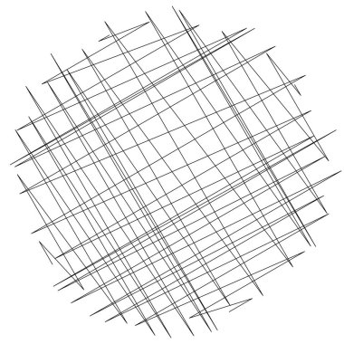 Geometrik çapraz, zigzag, kenar çizgileri elementi. Dalgalı, dalgalı çizgiler, çizgiler - stok vektör illüstrasyonu, klip sanatları grafikleri