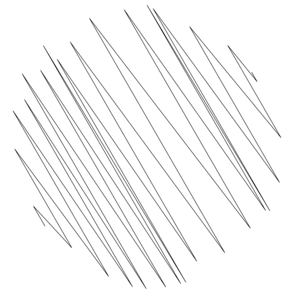 幾何学的十字 ジグザグ エッジライン要素 ランダムな線を振って ストライプ 株式ベクトルのイラスト クリップアートグラフィック — ストックベクタ