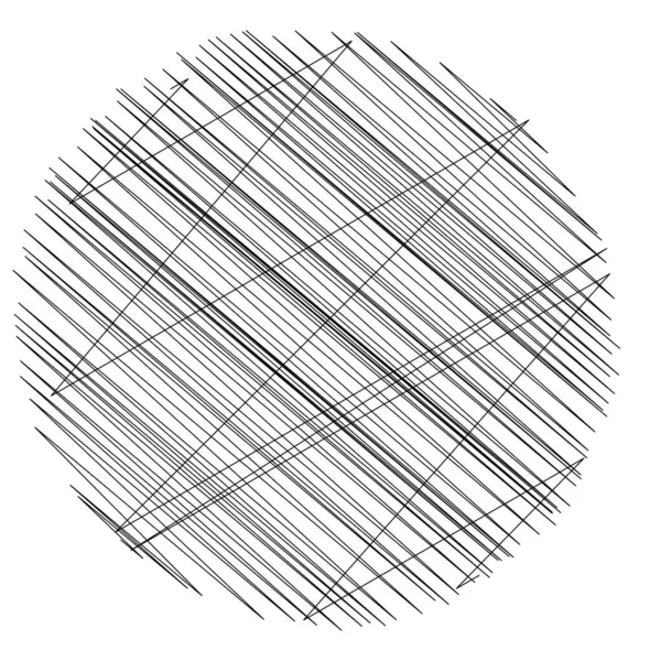 Cruce Geométrico Zigzag Elemento Líneas Afiladas Ondulado Ondeando Líneas Aleatorias — Archivo Imágenes Vectoriales