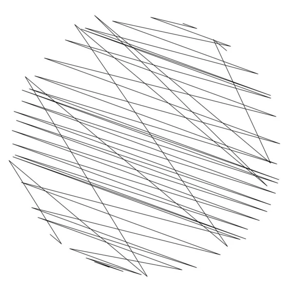 Geometrikus Crisscross Cikcakkos Éles Vonalak Elem Hullámos Hullámzó Véletlenszerű Vonalak — Stock Vector