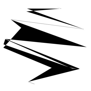 Rastgele geometrik soyut sanat öğesi. Parçalanmış doku