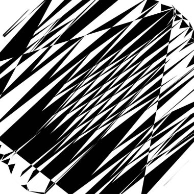 Rastgele geometrik soyut sanat öğesi. Parçalanmış doku