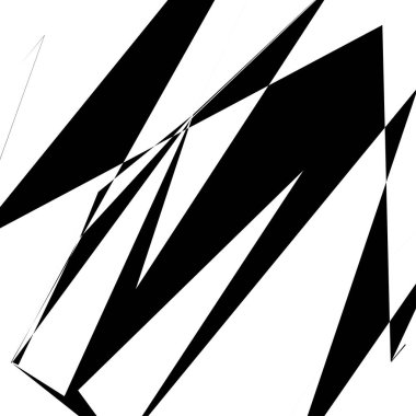 Rastgele geometrik soyut sanat öğesi. Parçalanmış doku