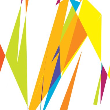 Rastgele geometrik soyut sanat öğesi. Parçalanmış doku