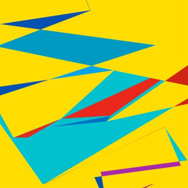 Rastgele geometrik soyut sanat öğesi. Parçalanmış doku