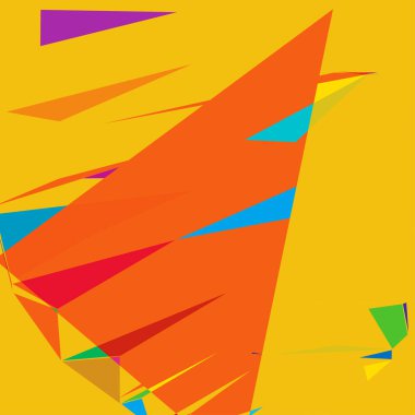 Rastgele geometrik soyut sanat öğesi. Parçalanmış doku