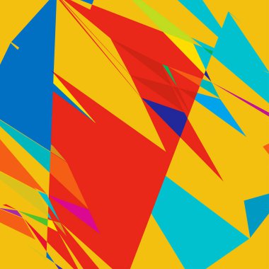 Rastgele geometrik soyut sanat öğesi. Parçalanmış doku