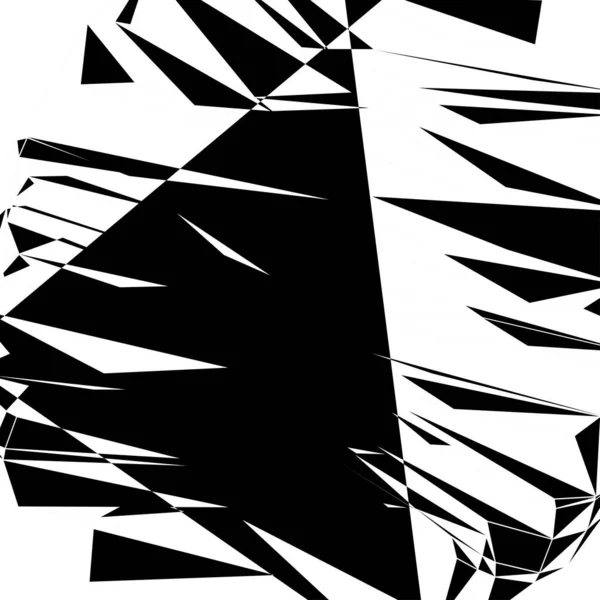 Zufällige Geometrische Abstrakte Kunst Element Zersplitterte Textur — Stockvektor