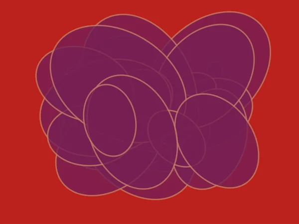 Náhodné Kruhy Ovály Elipsy Barevné Vícebarevné Abstraktní Pozadí Vzor Textura — Stockový vektor