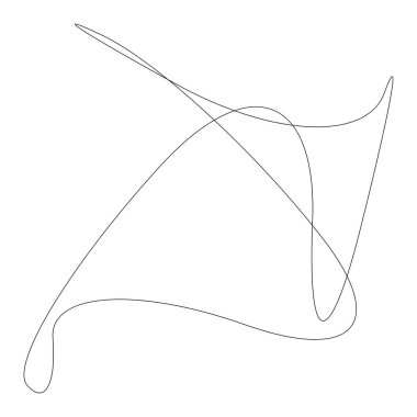 Rastgele kıvrımlı, kıvrımlı, serbest ve soyut şekiller. Kıvır, kıvır, kıvır, deformasyon efekti öğesi