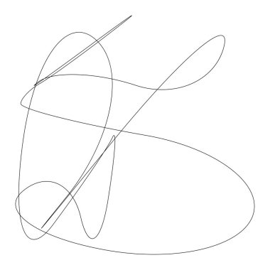 Rastgele kıvrımlı, kıvrımlı, serbest ve soyut şekiller. Kıvır, kıvır, kıvır, deformasyon efekti öğesi