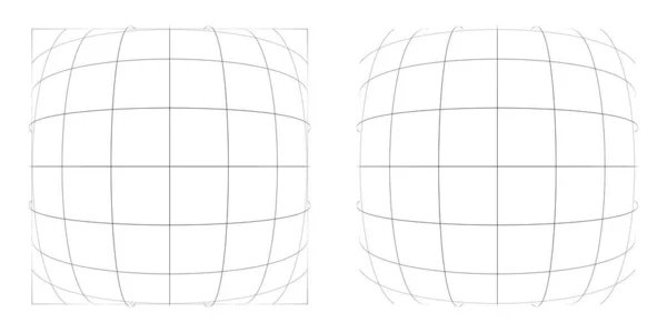 Eléments Géométriques Abstraits Déformés Déformation Distorsion Distorsion Effet Torsion Sur — Image vectorielle