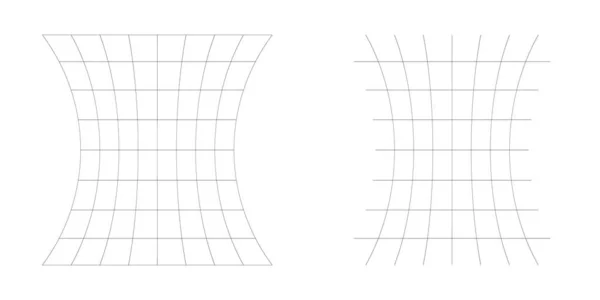 Eléments Géométriques Abstraits Déformés Déformation Distorsion Distorsion Effet Torsion Sur — Image vectorielle