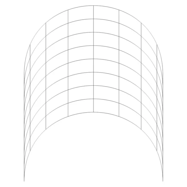 Викривлені Елементи Абстрактної Геометричної Форми Деформація Викривлення Твік Впливу Картату — стоковий вектор