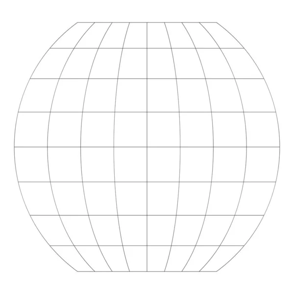 Vervormde Abstracte Geometrische Vormelementen Deformatie Vervorming Warp Tweak Effect Geruite — Stockvector