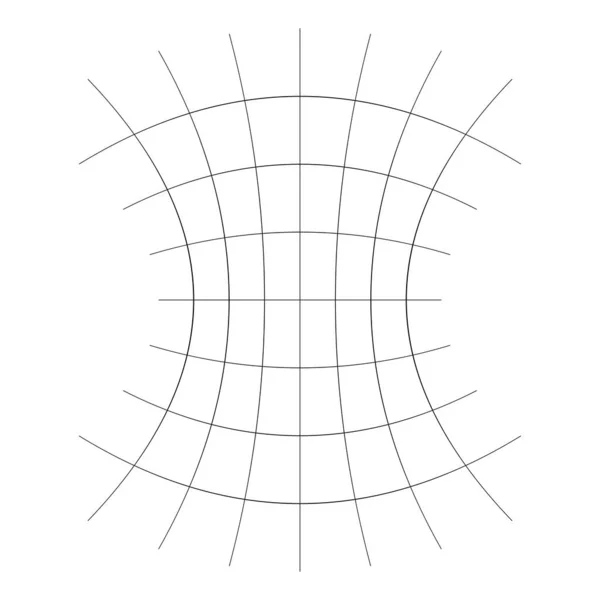 Elementos Forma Geométrica Abstrata Distorcida Deformação Distorção Warp Efeito Ajuste —  Vetores de Stock