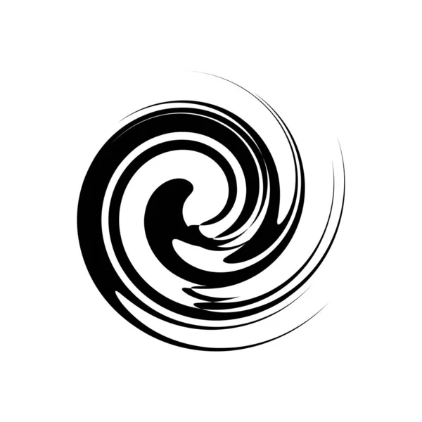 Curl Spiral Virvel Volut Helix Cirkulär Virvel — Stock vektor