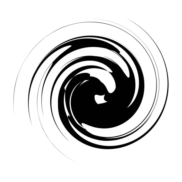 Curl Spiral Virvel Volut Helix Cirkulär Virvel — Stock vektor