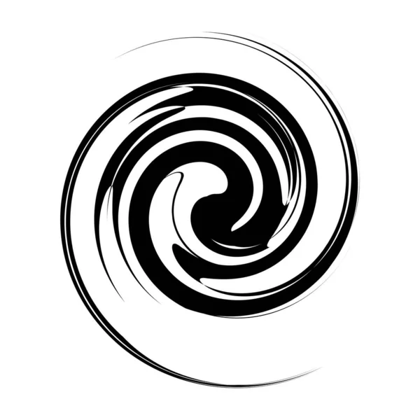 Curl Spirála Vír Volute Kruhový Spirálový Závit — Stockový vektor