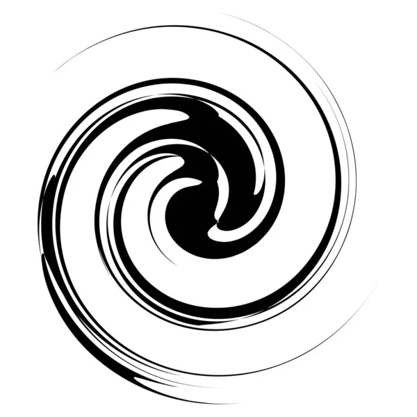 Curl Spiral Virvel Volut Helix Cirkulär Virvel — Stock vektor