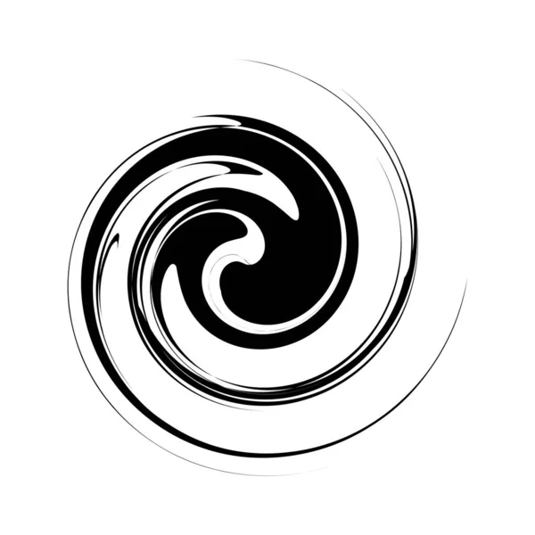 Curl Spiral Virvel Volut Helix Cirkulär Virvel — Stock vektor