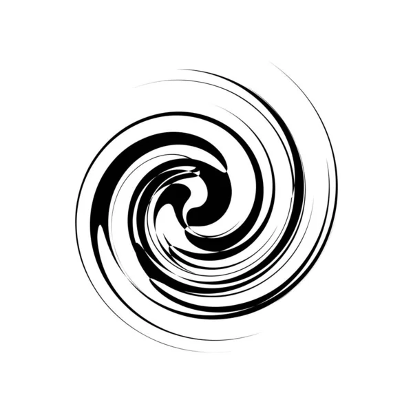 Curl Espiral Remolino Voluta Helix Giro Circular — Vector de stock