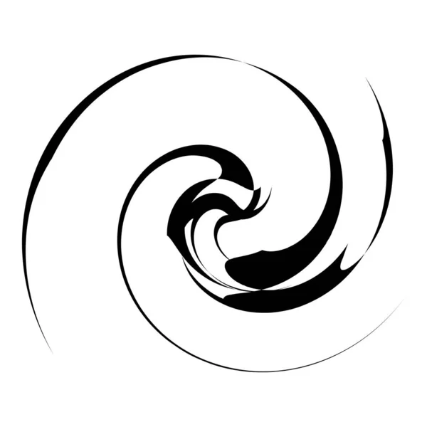 Curl Spiral Swirl Volute Helix Circular Twirl — Stock Vector