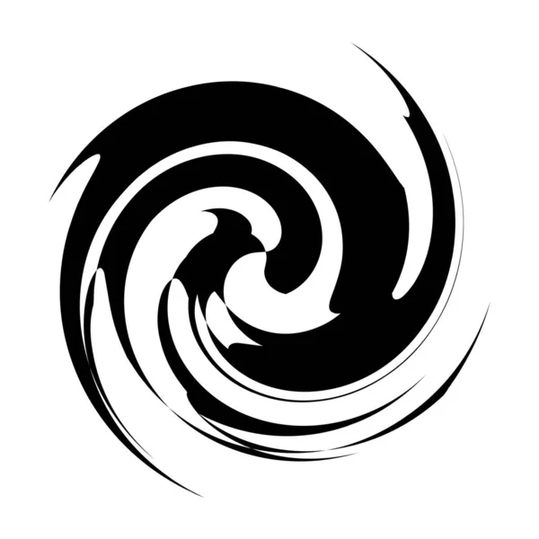 Curl Spiral Virvel Volut Helix Cirkulär Virvel — Stock vektor