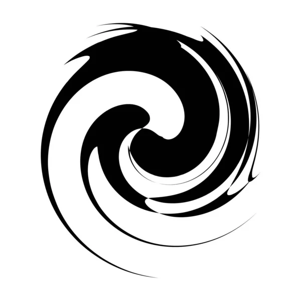 カール渦巻渦巻渦巻 ヘリックス円形のツイル — ストックベクタ