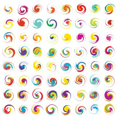 Kıvır, kıvır, kıvır, kıvır. Sarmal dairesel dönüş.