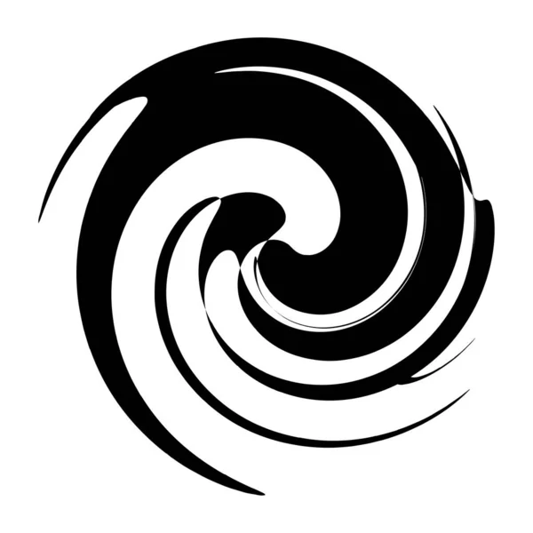Curl Espiral Redemoinho Voluta Rotação Circular Hélice —  Vetores de Stock