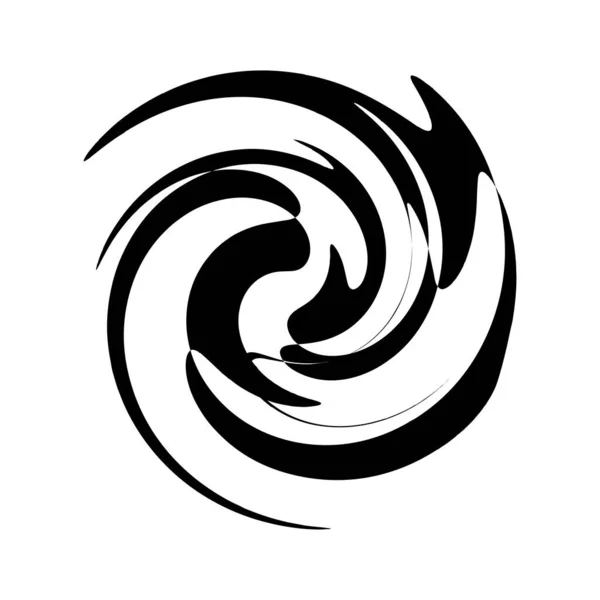 Curl Spirála Vír Volute Kruhový Spirálový Závit — Stockový vektor