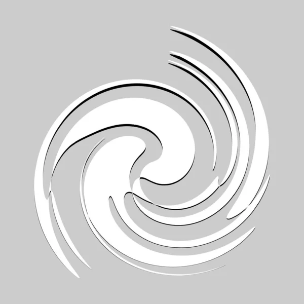 Скручування Спіраль Вихор Волання Спіраль Кругової Вихрової — стоковий вектор
