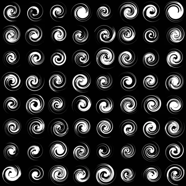 Curl Espiral Remolino Voluta Helix Giro Circular — Vector de stock