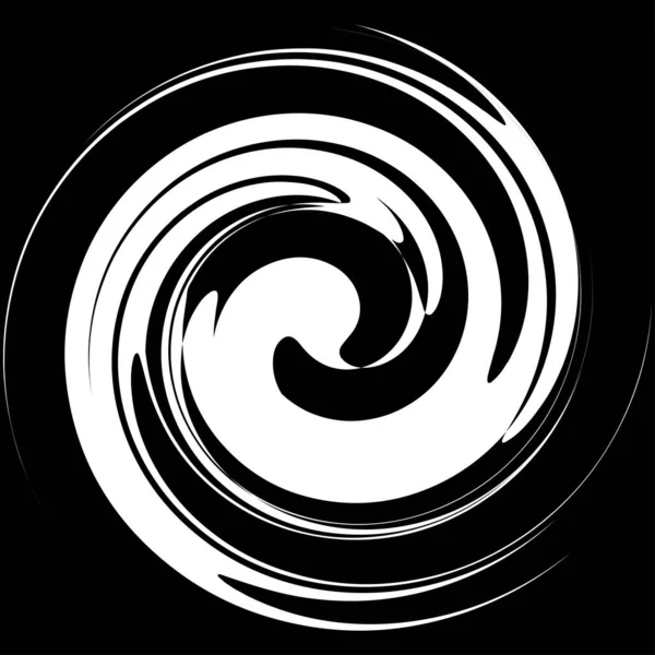 Curl Spiral Hvirvel Volute Helix Cirkulær Drejning – Stock-vektor