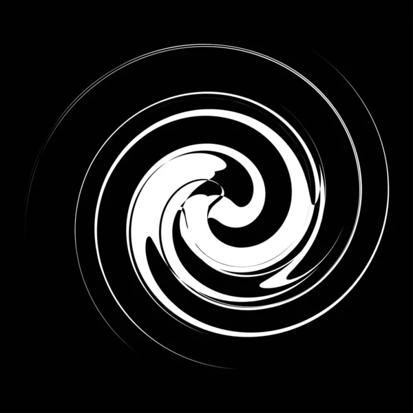 Curl Espiral Remolino Voluta Helix Giro Circular — Vector de stock