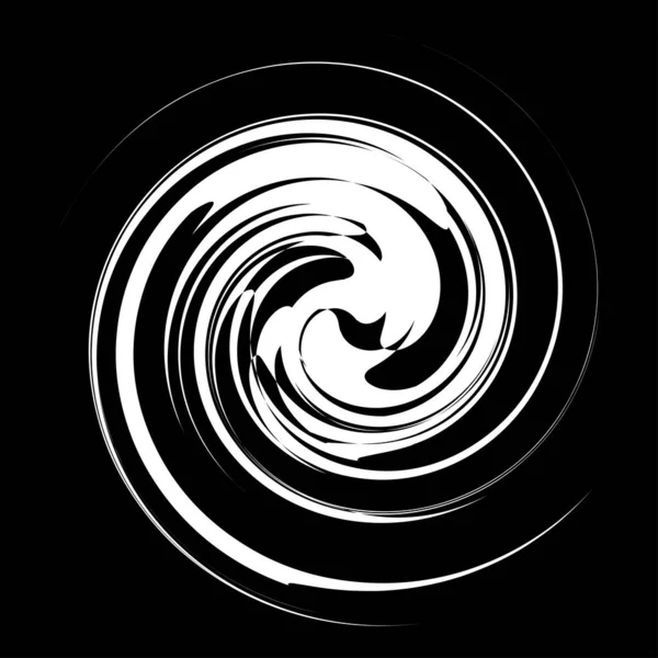 Curl Espiral Remolino Voluta Helix Giro Circular — Vector de stock