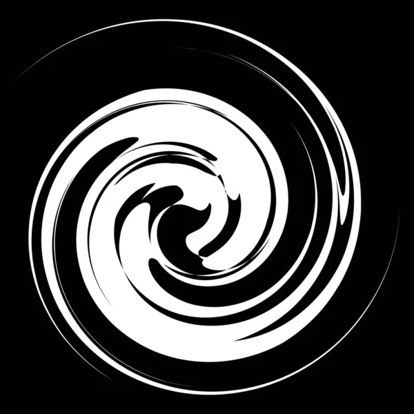 Curl Spiral Virvel Volut Helix Cirkulär Virvel — Stock vektor