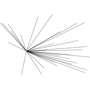 Açısal ve geometrik çizgilerin rastgele yapısı. Düzensiz soyut çizgi element vektörü