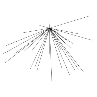 Açısal ve geometrik çizgilerin rastgele yapısı. Düzensiz soyut çizgi element vektörü