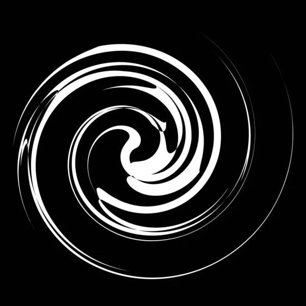 Curl Espiral Remolino Voluta Helix Giro Circular — Vector de stock