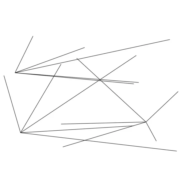 Випадкова Структура Елемента Кутових Геометричних Ліній Нерегулярний Вектор Елемента Абстрактних — стоковий вектор