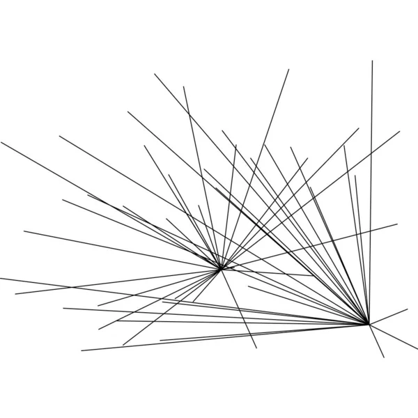 Structure Aléatoire Lignes Angulaires Géométriques Irrégulières Lignes Abstraites Élément Vecteur — Image vectorielle