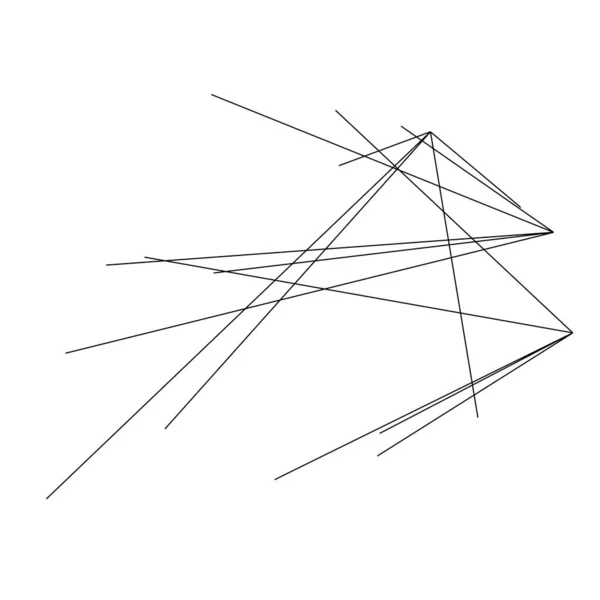 Τυχαία Δομή Γωνιακού Γεωμετρικού Στοιχείου Γραμμών Ακανόνιστος Διάνυσμα Στοιχείου Αφηρημένων — Διανυσματικό Αρχείο