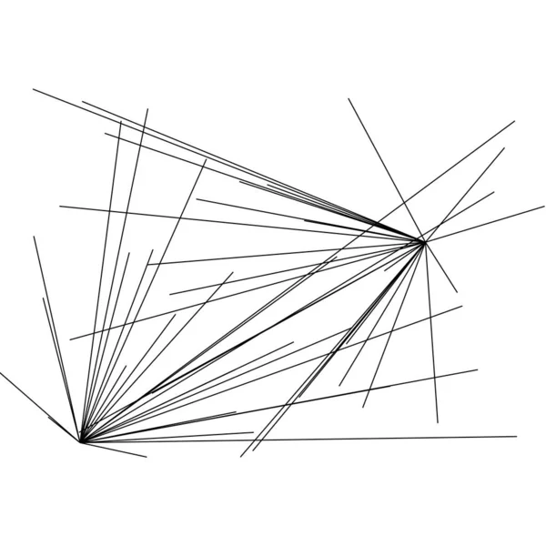 Structure Aléatoire Lignes Angulaires Géométriques Irrégulières Lignes Abstraites Élément Vecteur — Image vectorielle