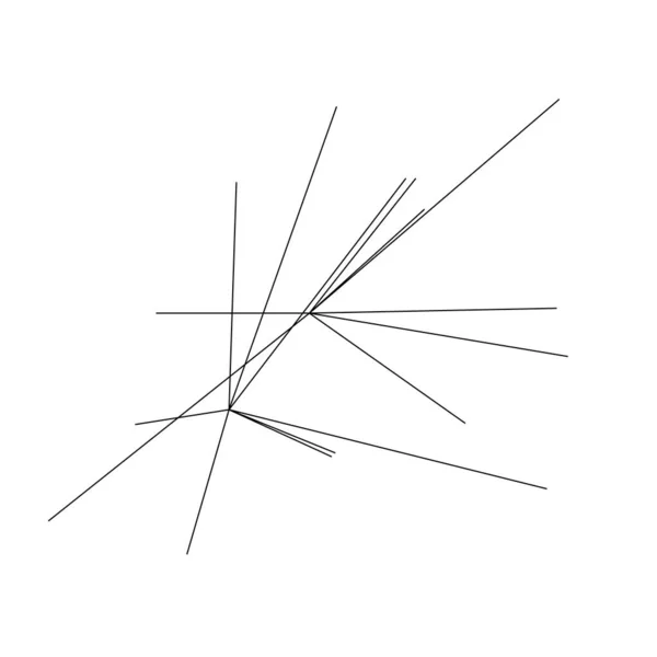 Structure Aléatoire Lignes Angulaires Géométriques Irrégulières Lignes Abstraites Élément Vecteur — Image vectorielle