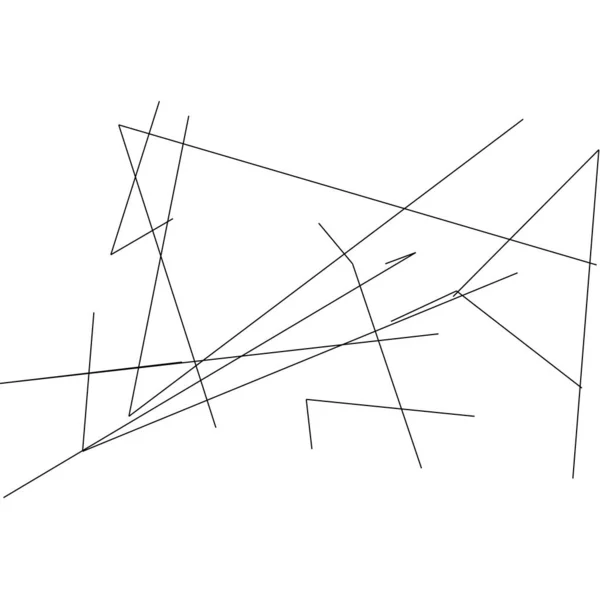 Estrutura Aleatória Elemento Angulares Linhas Geométricas Irregular Linhas Abstratas Elemento — Vetor de Stock