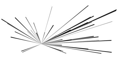 Dinamik, eksantrik dinamik çizgi roman patlaması, aksiyon çizgileri. Patlama, ışıltı, kıvılcım. Radyal, yayılan çizgiler hisse senedi vektör çizimleri, klip- sanat grafikleri.