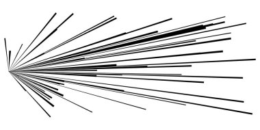 Dinamik, eksantrik dinamik çizgi roman patlaması, aksiyon çizgileri. Patlama, ışıltı, kıvılcım. Radyal, yayılan çizgiler hisse senedi vektör çizimleri, klip- sanat grafikleri.